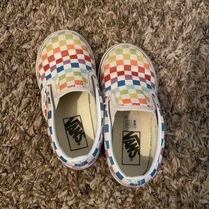Van white and multi color size 8.0